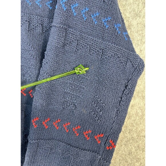 VTG Woolrich Sweater Men's Sz XL Crewneck Southwest Aztec Cabincore Grandpa - Picture 6 of 11